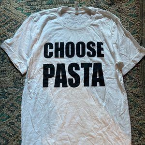 Misi Pasta - Choose Pasta T-Shirt - Brand New